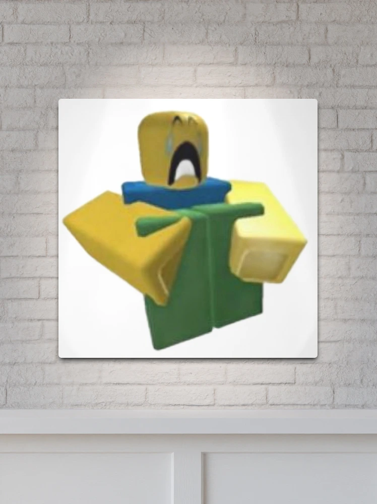 Roblox Noob Character Metal Print by Vacy Poligree - Pixels