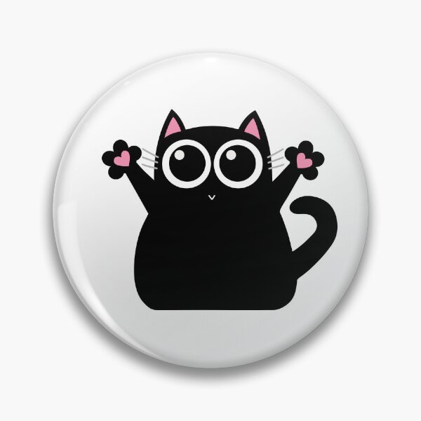 Item preview, Huge Hugs! Black kitty hugs for everyone! designed and sold by Christine Layne.