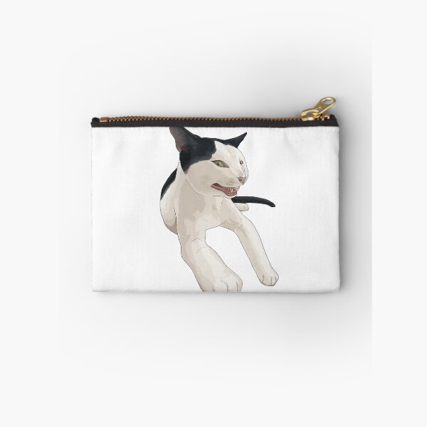 Item preview, Smiling Black and White Cat designed and sold by CreationsByBear.
