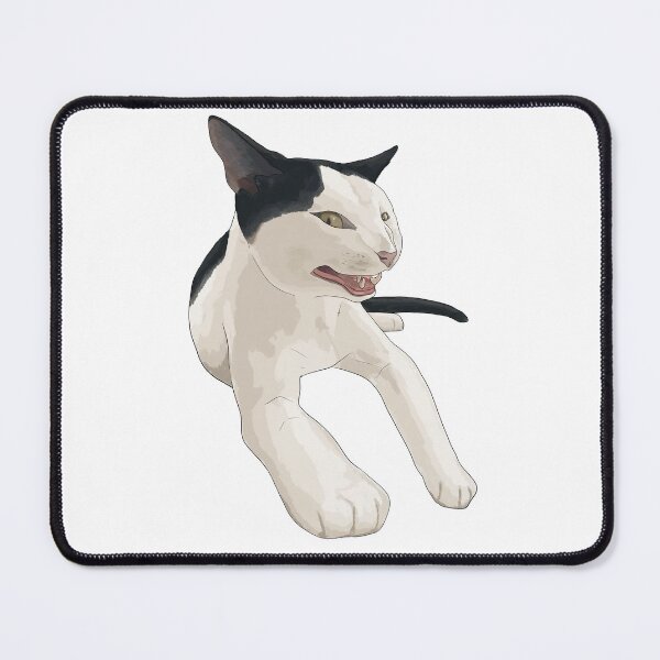 Item preview, Smiling Black and White Cat designed and sold by CreationsByBear.