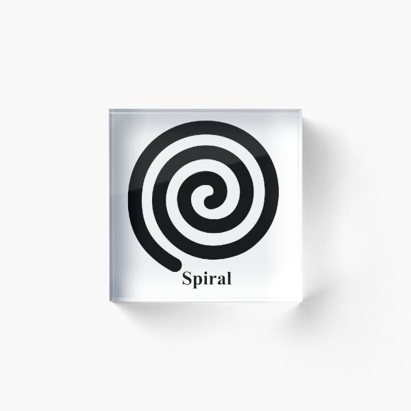 Spiral 2 Acrylic Block