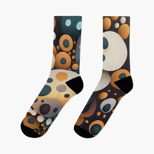 Item preview, Circles ! overlapping earth colors in abstract form of polka dots design designed and sold by UmagineArts.