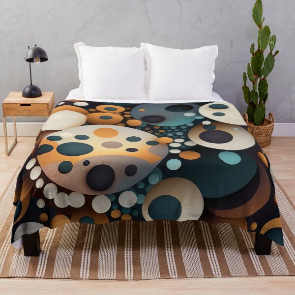 Item preview, Circles ! overlapping earth colors in abstract form of polka dots design designed and sold by UmagineArts.