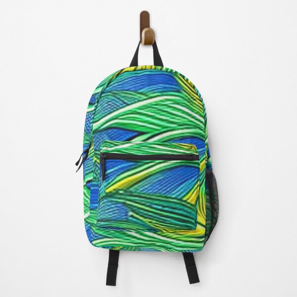 Item preview, Abstract Green and Blue Feathers designed and sold by calibrit.