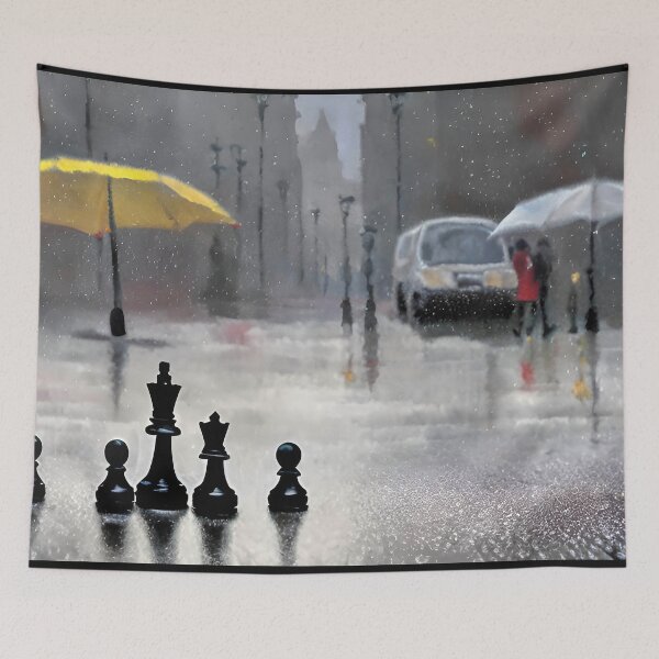 Item preview,  Rainy Days and Chess designed and sold by Natrual0903.