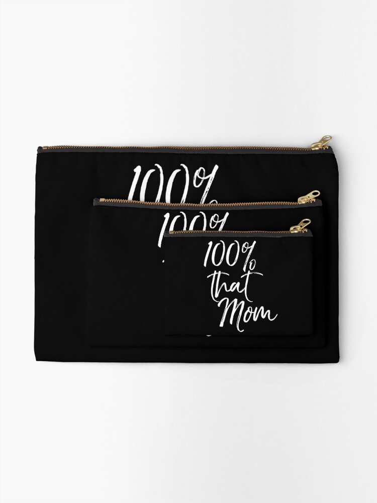 Thumbnail 2 of 4, Zipper Pouch, 100% that Mom designed and sold by TNDesignStudio.