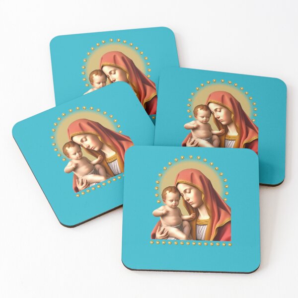 Item preview, Boho, Baby Jesus, Virgin Mary, Religious, Christian, Mary & Jesus, Catholic, Religious Art designed and sold by classic car craze.