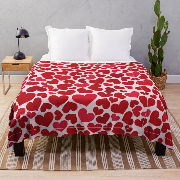 Item preview, Random Places Red Hearts Seamless Pattern Design designed and sold by riceayoj.