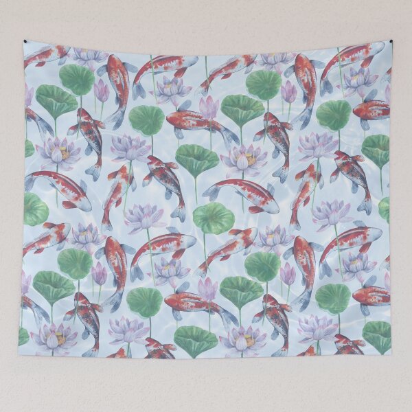 Item preview, Koi Fish Pond - Ripple Ver.| Japanese Pattern design designed and sold by Polariszero.