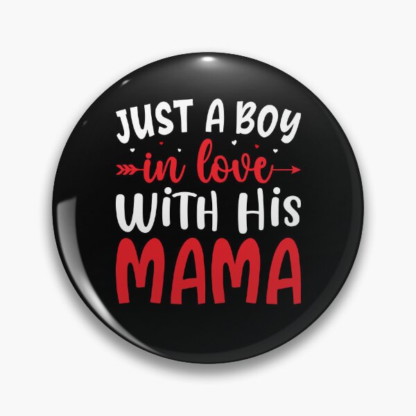 Item preview, Just A Boy in Love With His Mamma - Cute Valentine's Day Design for Boys by FanityPrints designed and sold by FanityPrints.