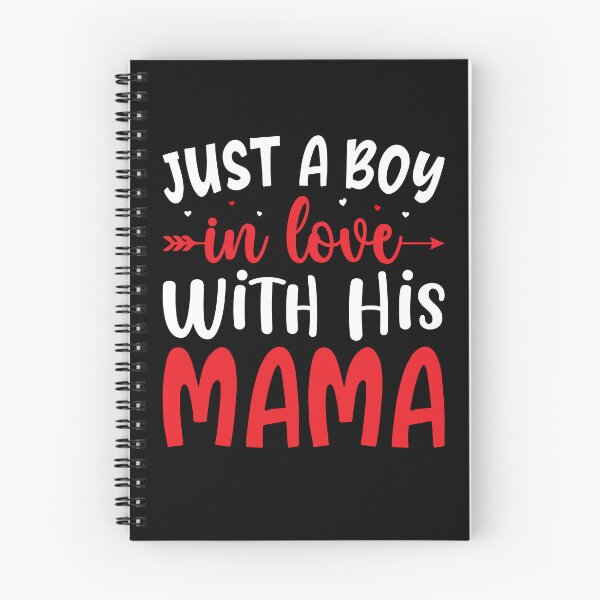 Item preview, Just A Boy in Love With His Mamma - Cute Valentine's Day Design for Boys by FanityPrints designed and sold by FanityPrints.