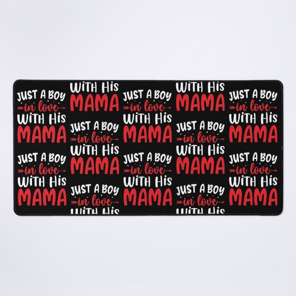 Item preview, Just A Boy in Love With His Mamma - Cute Valentine's Day Design for Boys by FanityPrints designed and sold by FanityPrints.