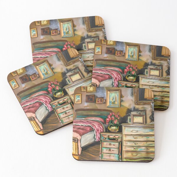 Item preview, Retro Bedroom Design designed and sold by LRenee Art Studio.