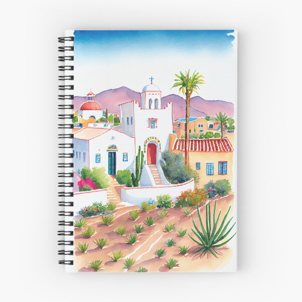 Item preview, Colorful Town - Mexico Watercolor designed and sold by anthonylonder.