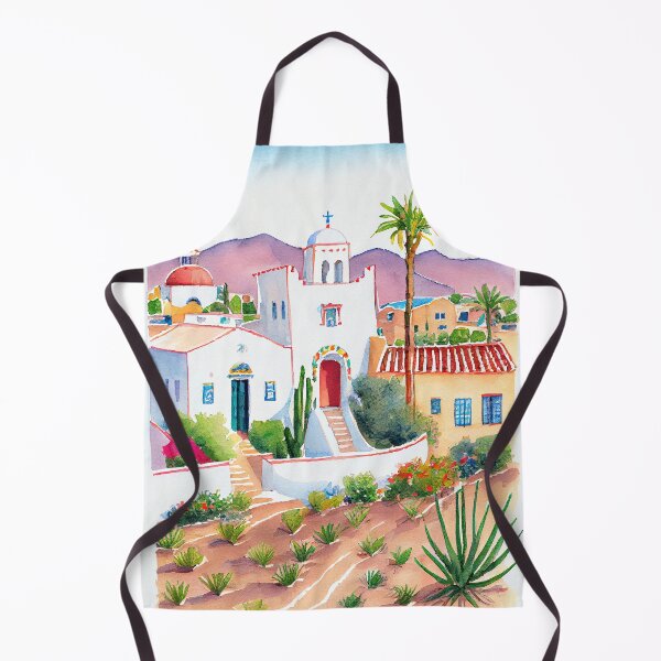 Item preview, Colorful Town - Mexico Watercolor designed and sold by anthonylonder.
