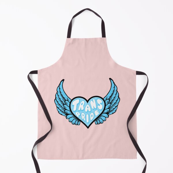 Item preview, Trans Pride Winged Heart Blue designed and sold by everything4eva.