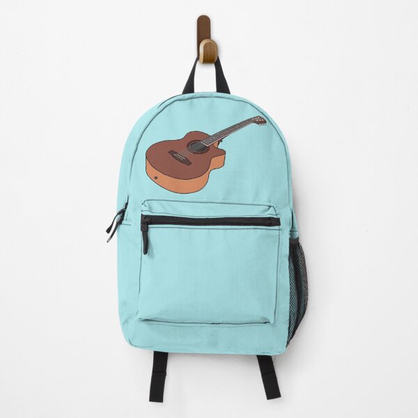 Item preview, Acoustic guitar cartoon illustration designed and sold by Misscartoon.