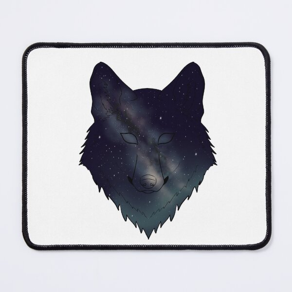 Item preview, Night Sky Wolf With the Milky Way designed and sold by CreationsByBear.