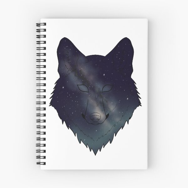 Item preview, Night Sky Wolf With the Milky Way designed and sold by CreationsByBear.