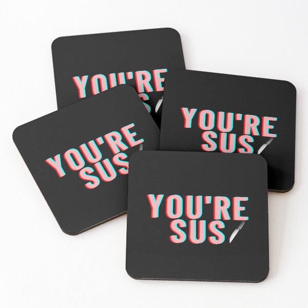 Item preview, You're SUS Fun and Funny Gamer Gift Design designed and sold by barretp27.
