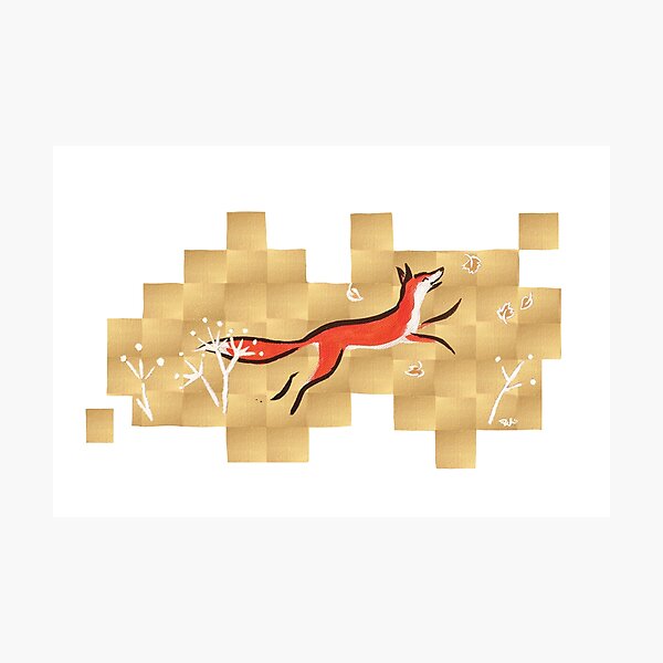 It's always fox season - Autumn Photographic Print