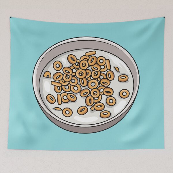 Item preview, Cereal cartoon illustration designed and sold by Misscartoon.