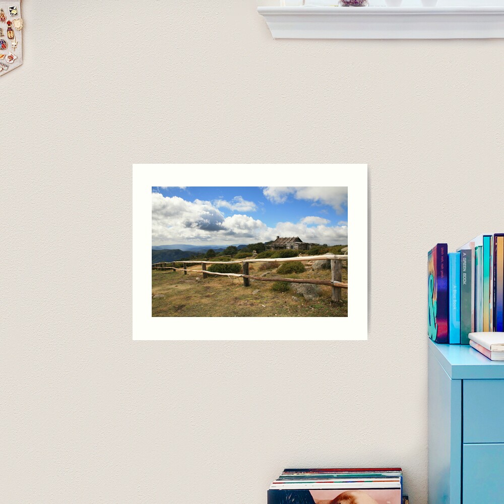 Autumn Afternoon at Craig's Hut, Mt Stirling, Australia Art Print