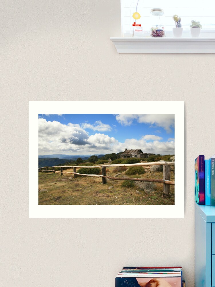 Art Print, Autumn Afternoon at Craig's Hut, Mt Stirling, Australia designed and sold by Michael Boniwell