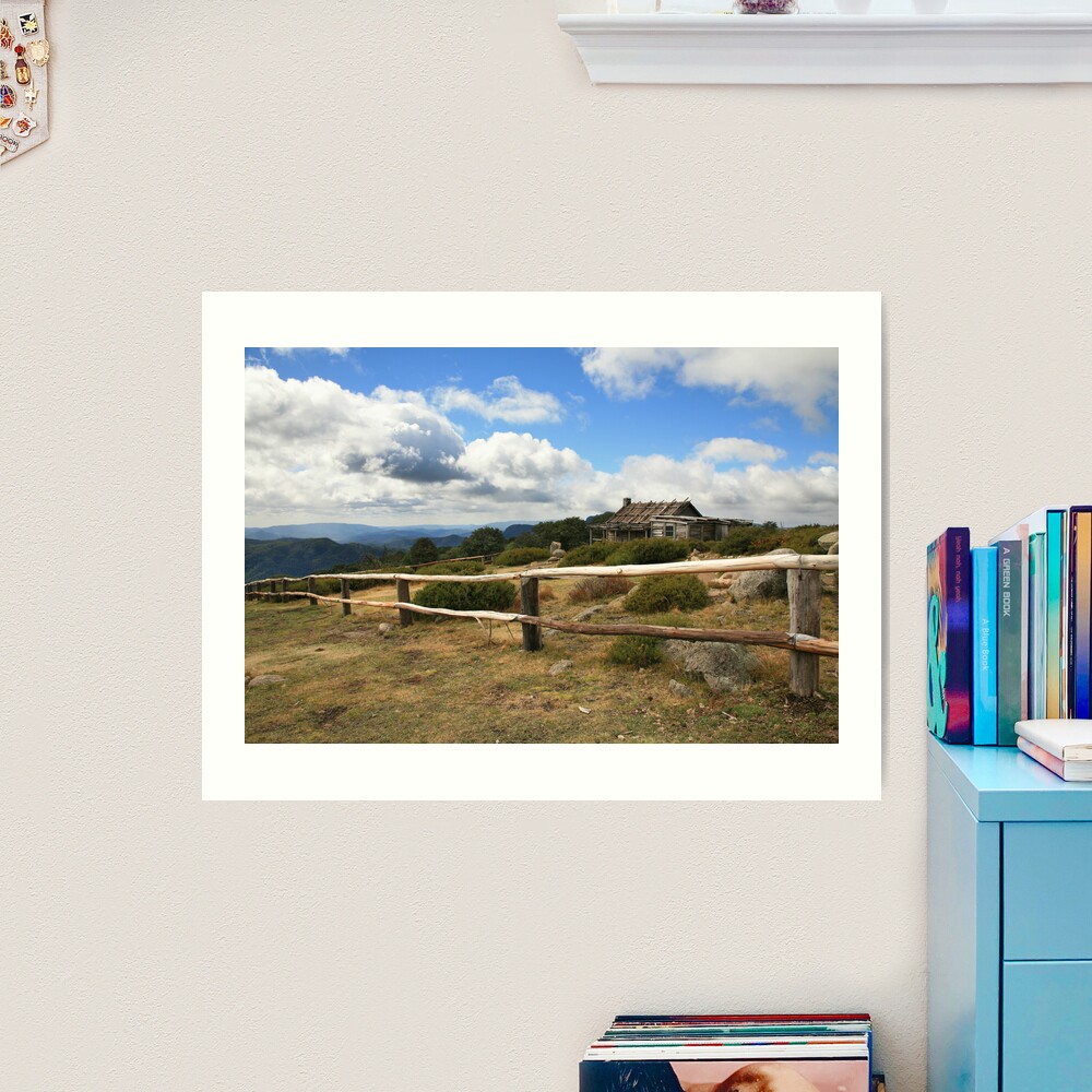 Autumn Afternoon at Craig's Hut, Mt Stirling, Australia Art Print