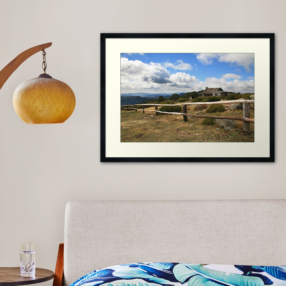 Autumn Afternoon at Craig's Hut, Mt Stirling, Australia Framed Art Print