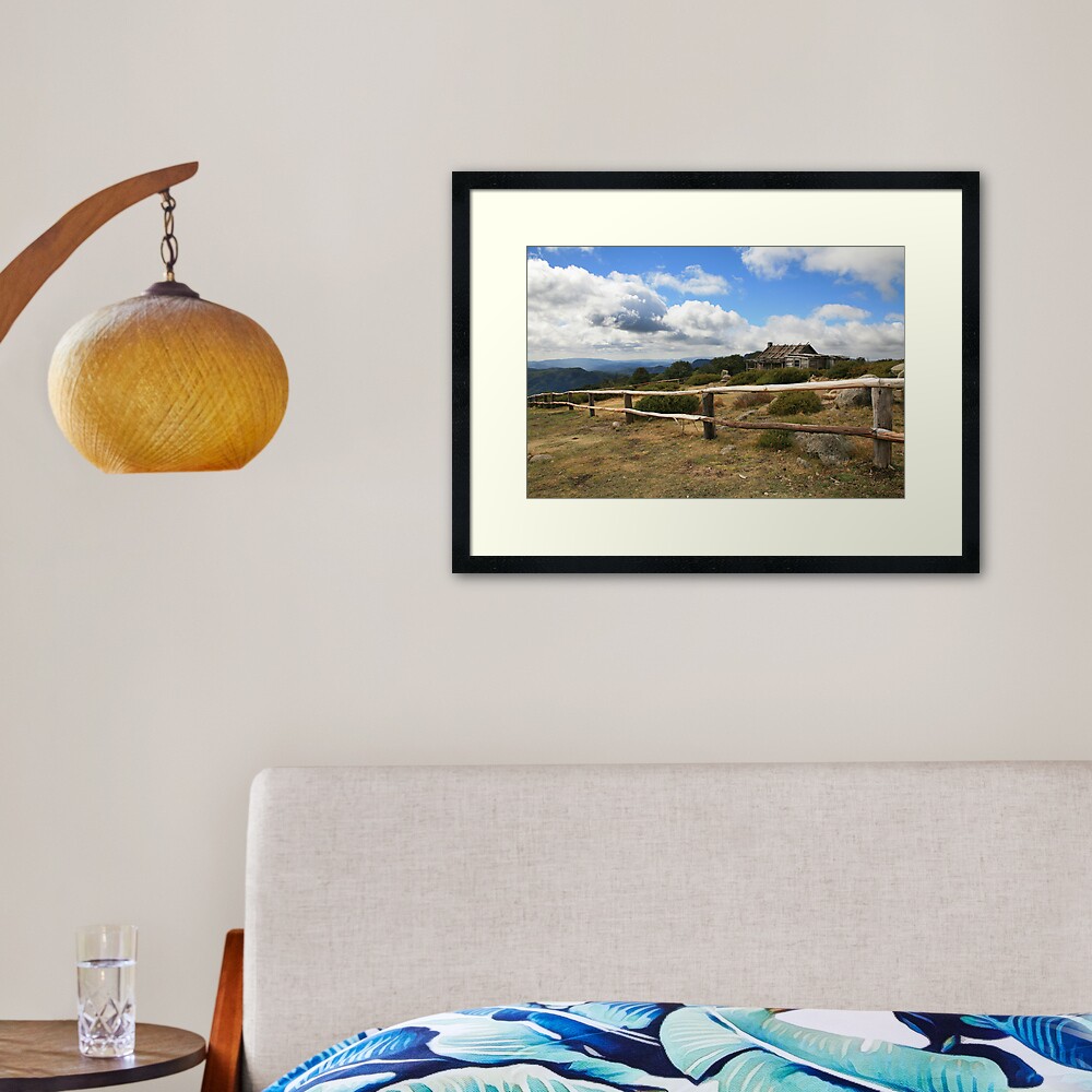 Autumn Afternoon at Craig's Hut, Mt Stirling, Australia Framed Art Print