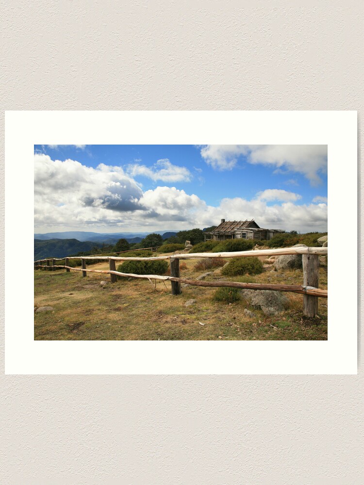 Alternate view of Autumn Afternoon at Craig's Hut, Mt Stirling, Australia Art Print