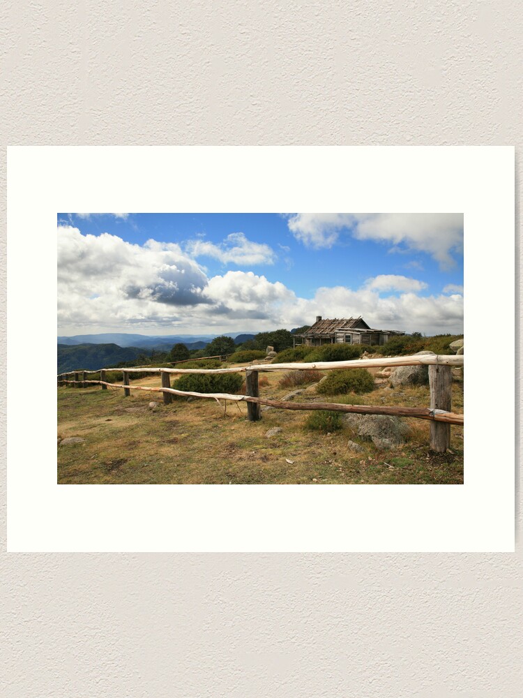 Alternate view of Autumn Afternoon at Craig's Hut, Mt Stirling, Australia Art Print