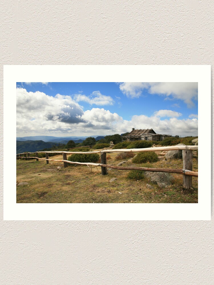 Alternate view of Autumn Afternoon at Craig's Hut, Mt Stirling, Australia Art Print