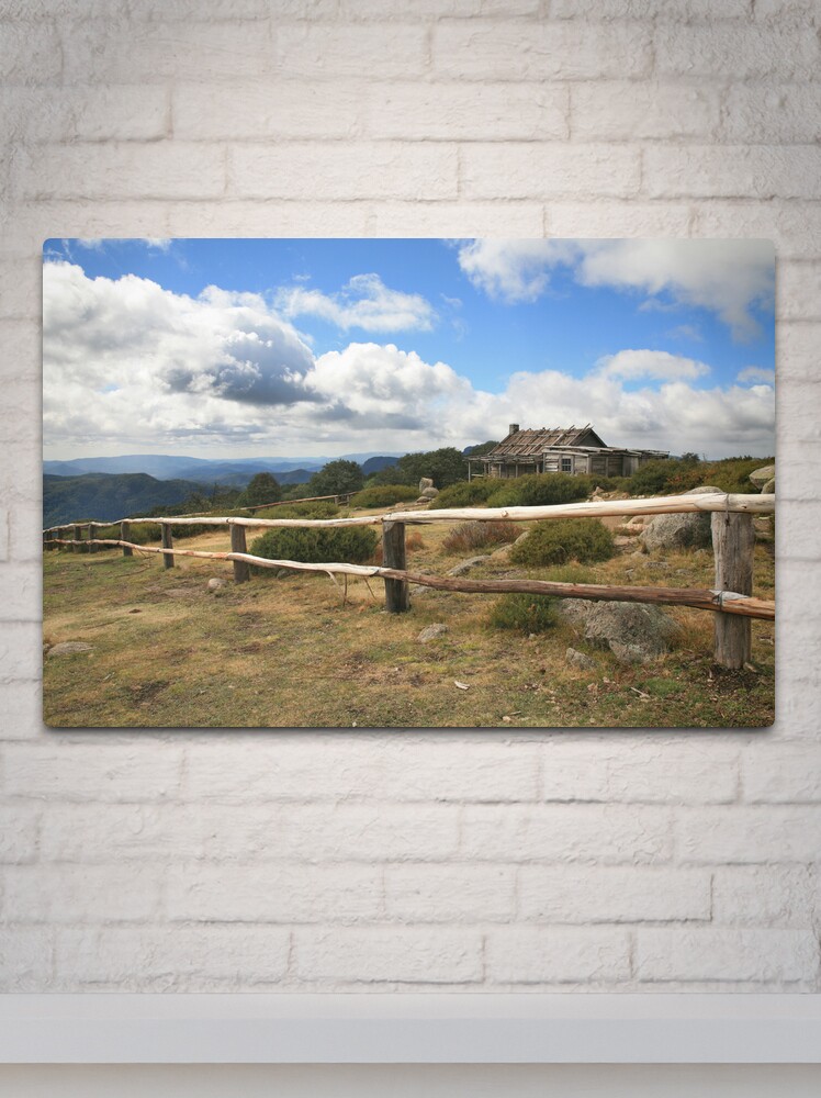 Metal Print, Autumn Afternoon at Craig's Hut, Mt Stirling, Australia designed and sold by Michael Boniwell