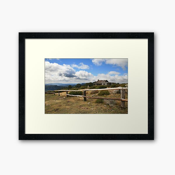 Autumn Afternoon at Craig's Hut, Mt Stirling, Australia Framed Art Print