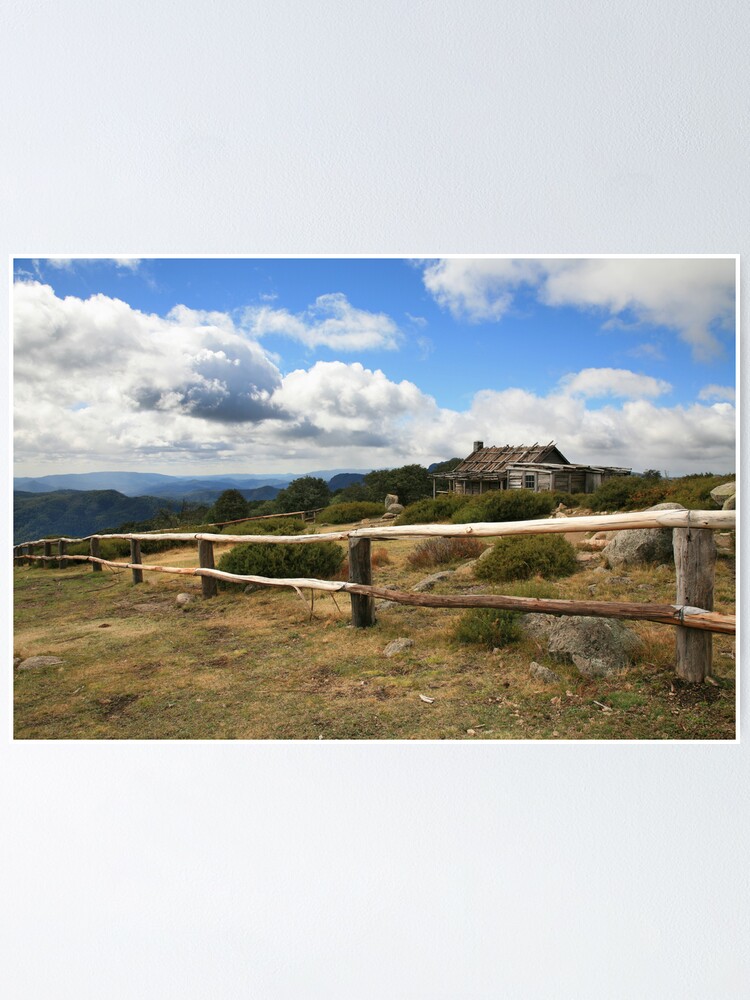 Alternate view of Autumn Afternoon at Craig's Hut, Mt Stirling, Australia Poster