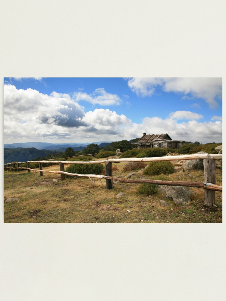 Alternate view of Autumn Afternoon at Craig's Hut, Mt Stirling, Australia Photographic Print