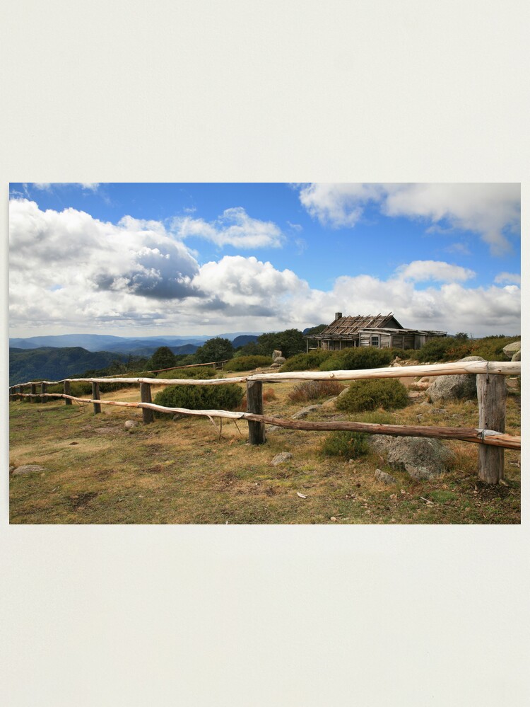 Alternate view of Autumn Afternoon at Craig's Hut, Mt Stirling, Australia Photographic Print
