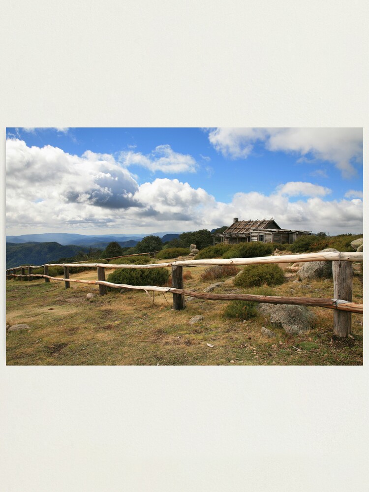 Alternate view of Autumn Afternoon at Craig's Hut, Mt Stirling, Australia Photographic Print
