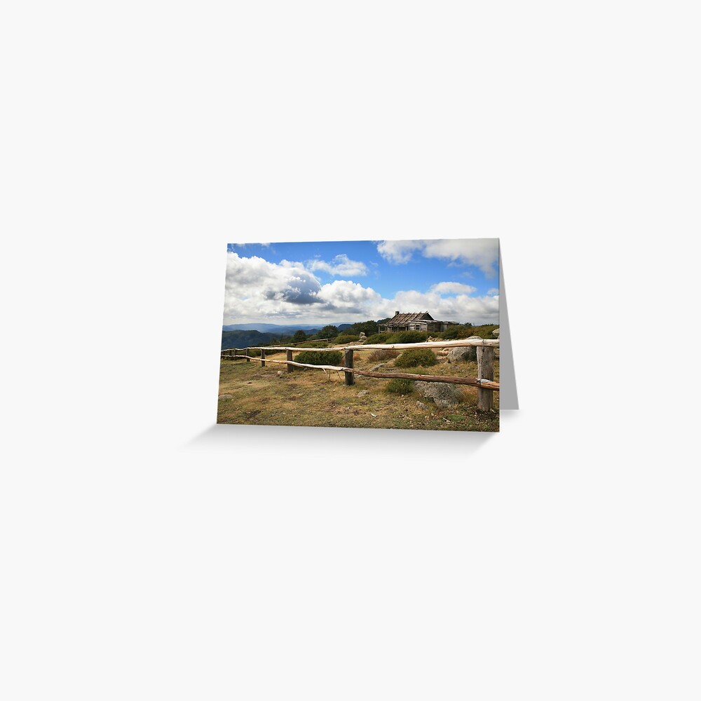 Autumn Afternoon at Craig's Hut, Mt Stirling, Australia Greeting Card