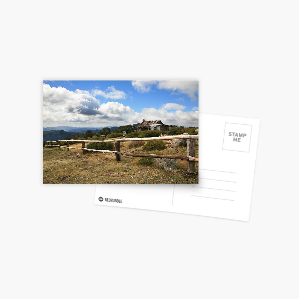 Autumn Afternoon at Craig's Hut, Mt Stirling, Australia Postcard