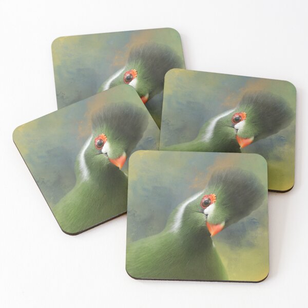 Item preview, Pájaro turaco verde 01 designed and sold by Elisabeth Lucas.