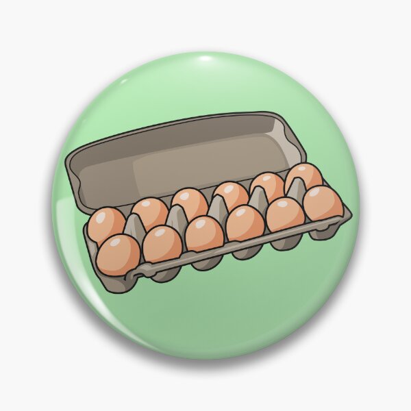 Item preview, Egg carton cartoon illustration designed and sold by Misscartoon.