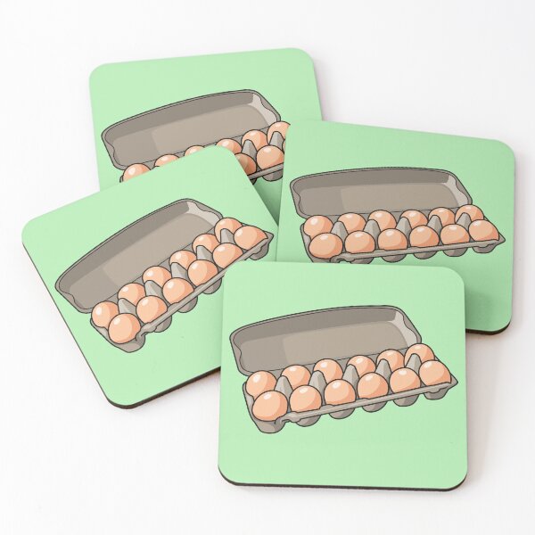 Item preview, Egg carton cartoon illustration designed and sold by Misscartoon.