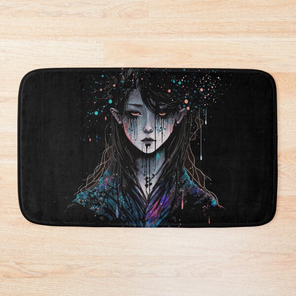 Item preview, Dark Glitter Fairy Witch - Cosmic Dark Goth Tears Japanese Art Design designed and sold by barretp27.