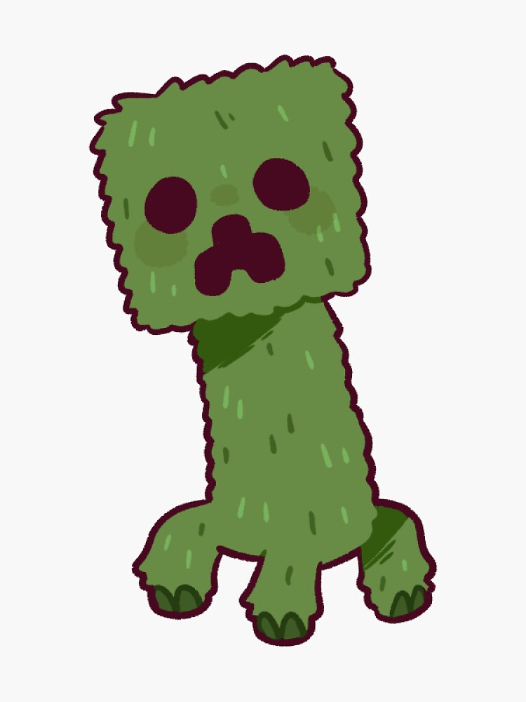 Minecraft Creeper Sticker for Sale by qloc