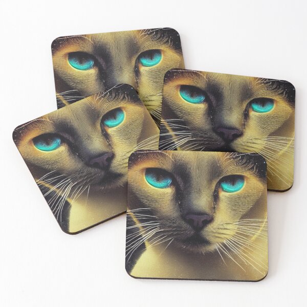 Item preview, Golden Siamese Cat designed and sold by BrightC.