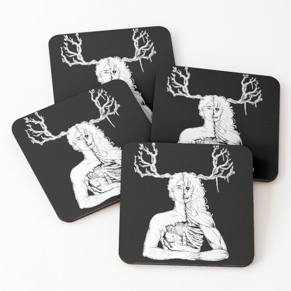 Item preview, Black White Nature Skeletal Human Sketchy designed and sold by PunkAtrophy.