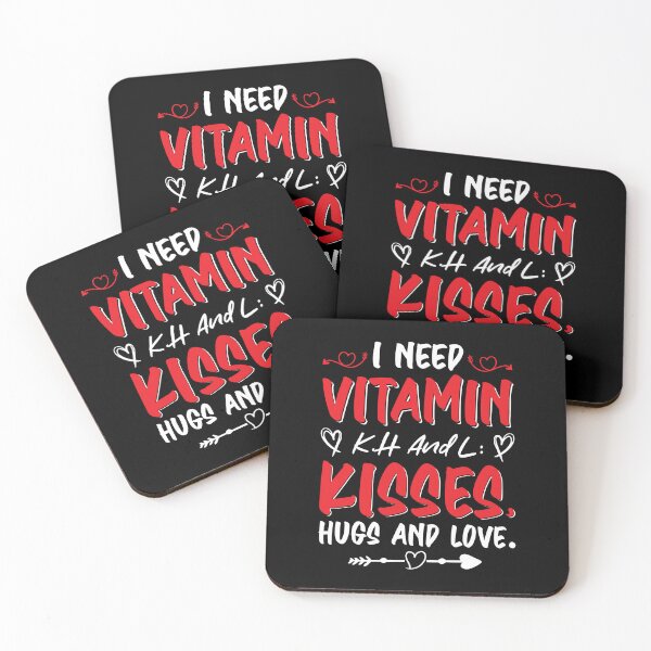 Item preview, I Need Vitamin K H and L  - Cute Valentine's Day Design for Couples by FanityPrints designed and sold by FanityPrints.